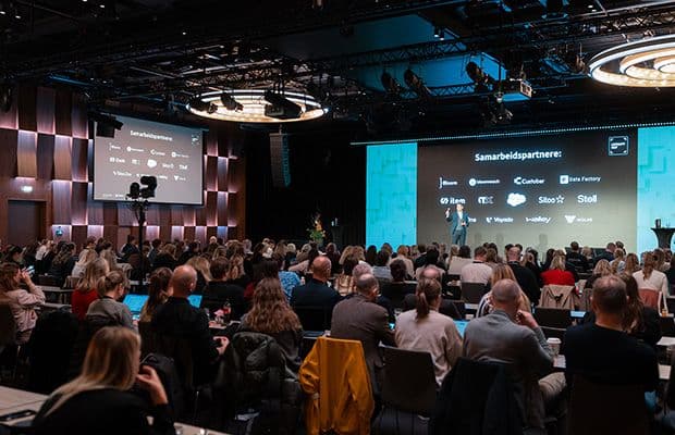 Publikum sett bakfra